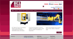 Desktop Screenshot of bc1machinetools.com