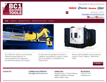 Tablet Screenshot of bc1machinetools.com